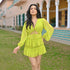 Glowy Burst Short Dress